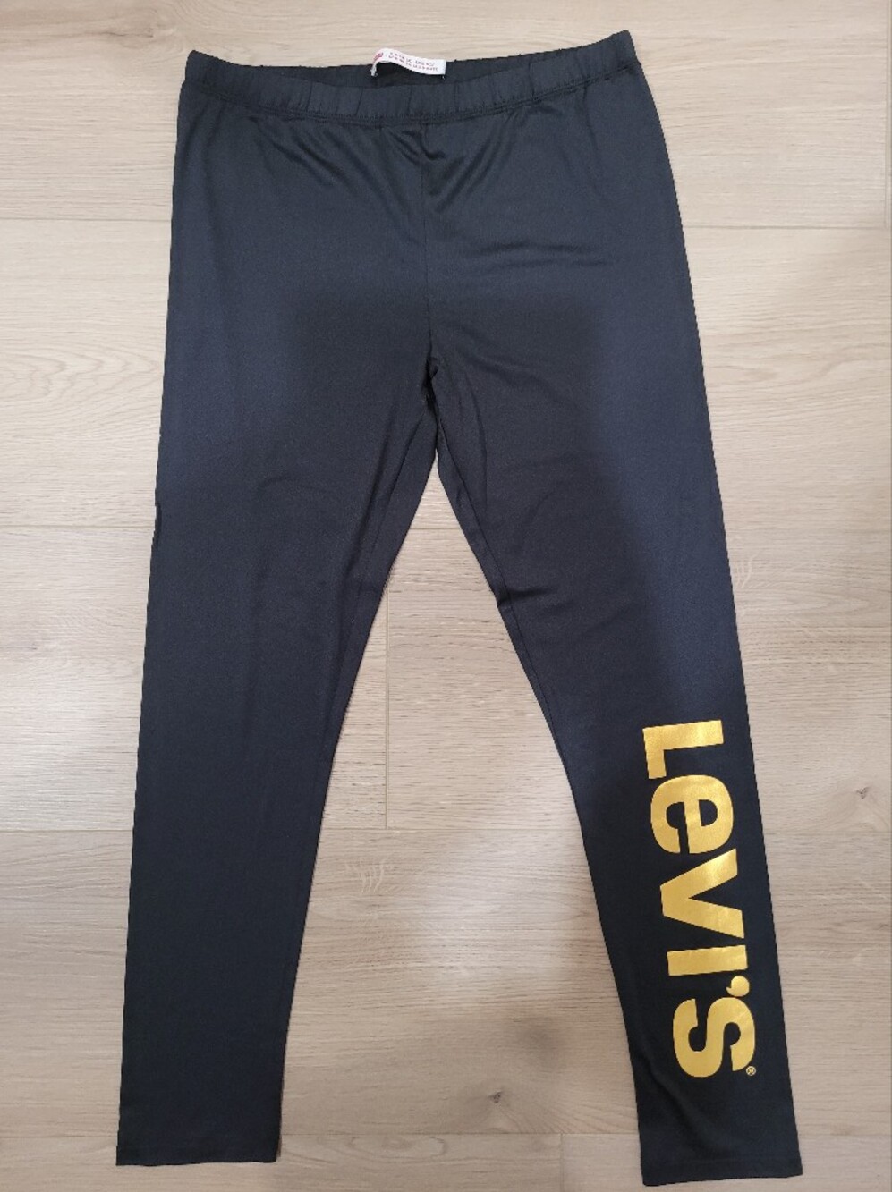 Levi's Women's Black High Rise Legging  with Gold Logo
